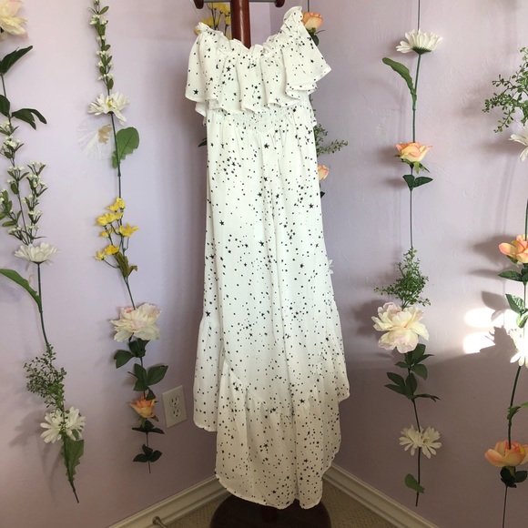 Pink Lily Boutique White Star Printed Jumpsuit - Picture 6 of 7